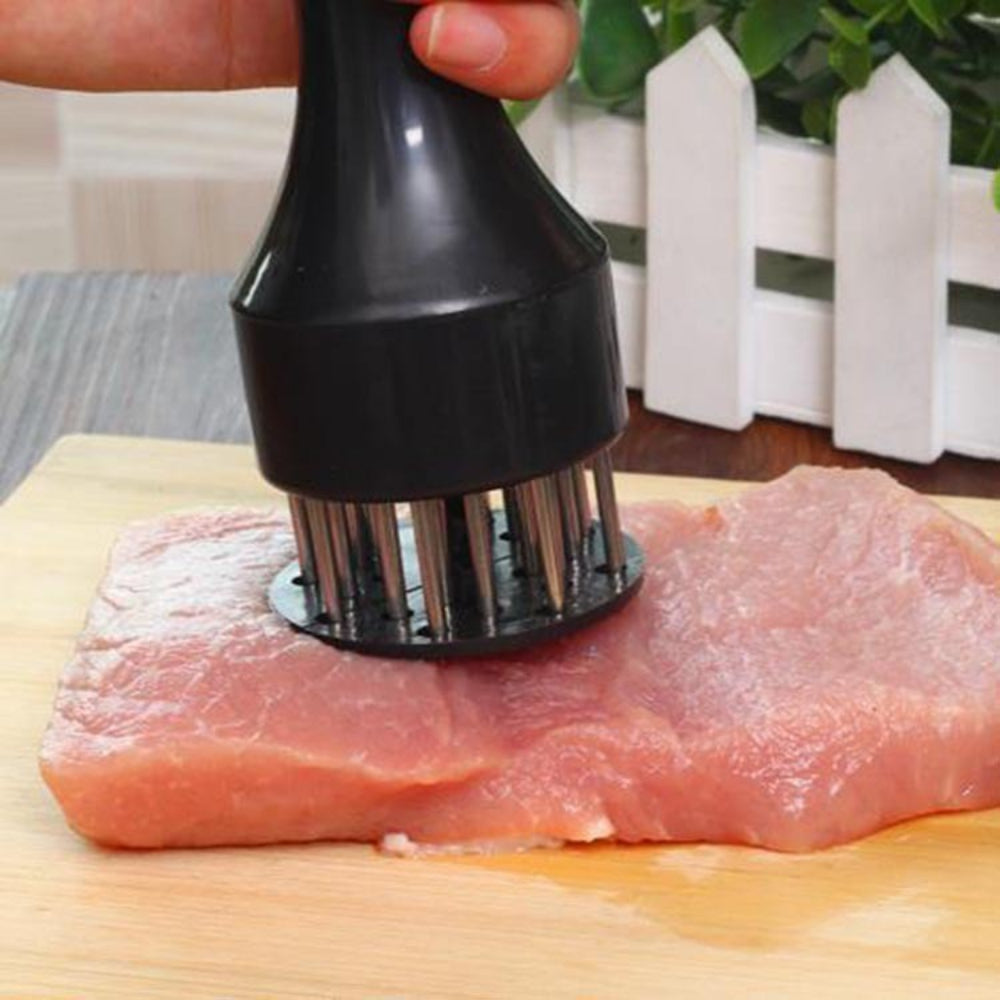 Professional Meat Tenderizer Tool - Ultra Sharp Stainless Steel Needle Blades for Steak,Marinade & Cooking etc.