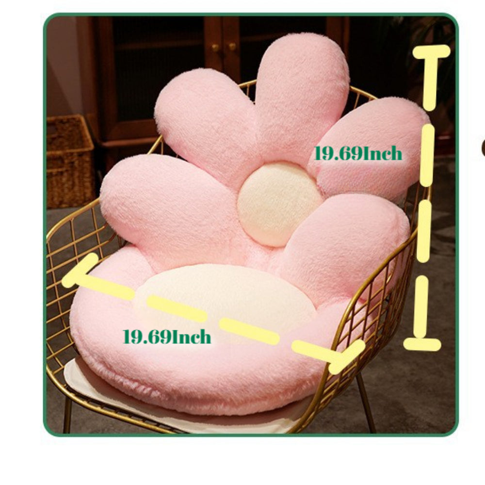 Flower-Shaped Chair Cushion – Cute, Comfy, and Non-Slip Seat Pillow for Gaming, Office, Bedroom, and Dorm Decor