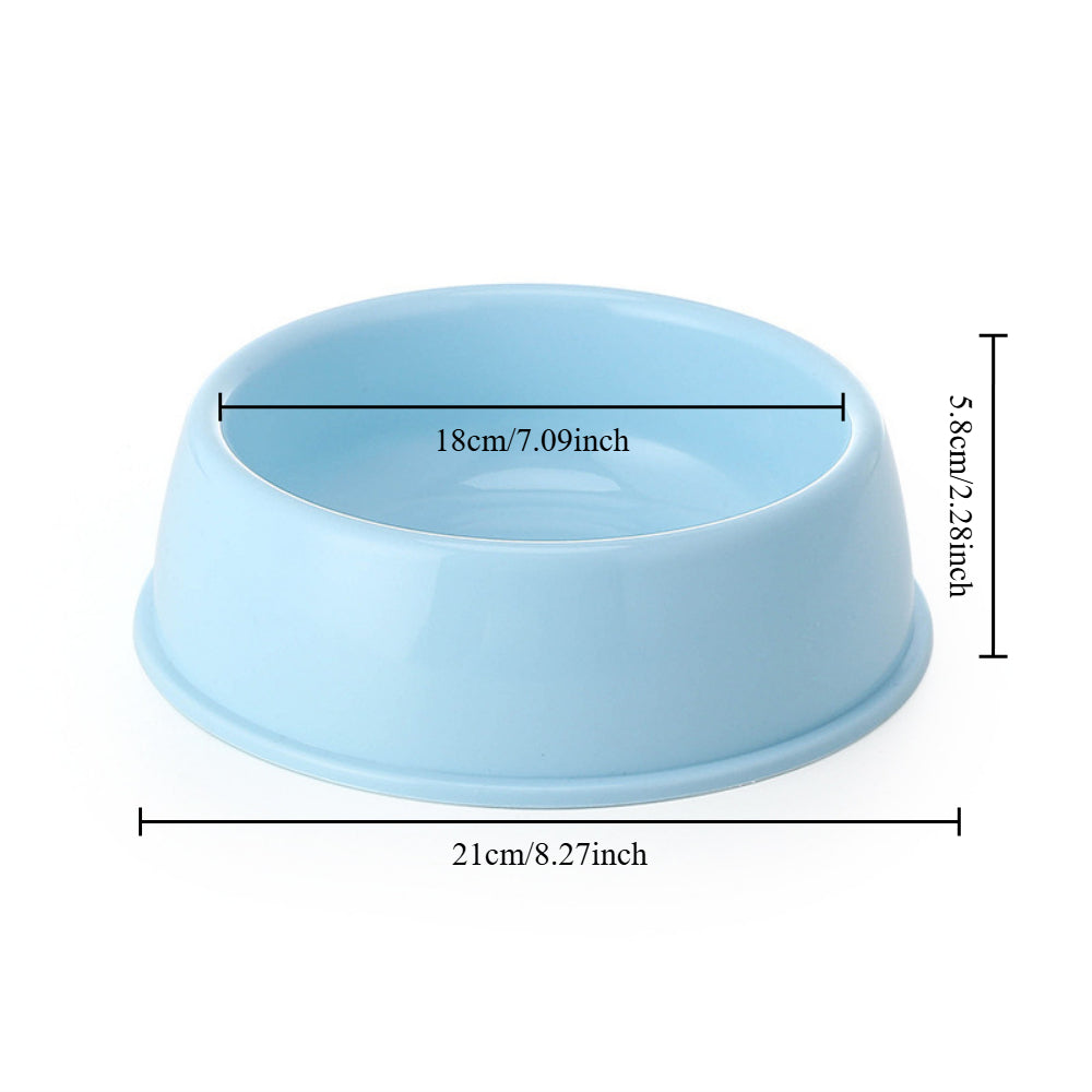 Pet Feeding Set – Colorful Plastic Bowls for Dogs, Cats & Small Pets