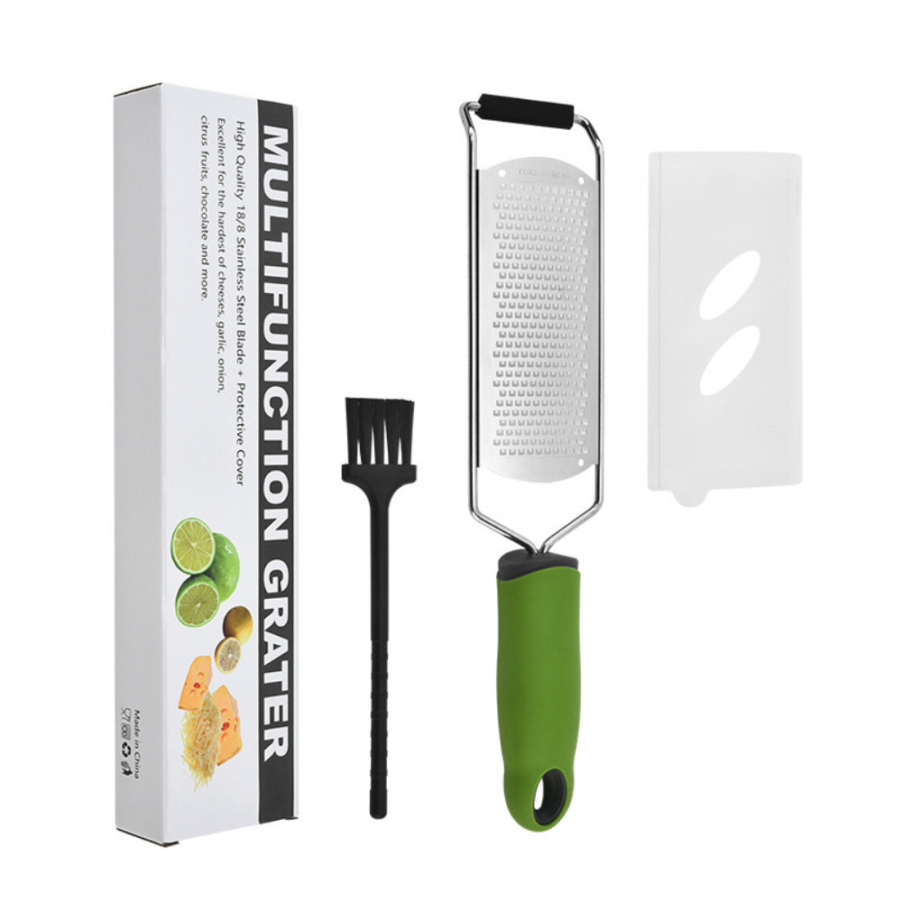 Stainless Steel 304 Cheese & Lemon Zester - Wide Blade Grater for Kitchen