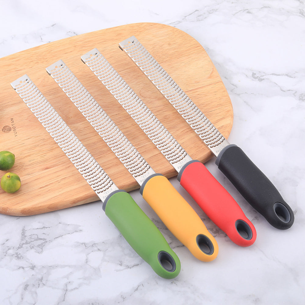Stainless Steel Kitchen Zester – Grate Ginger, Nutmeg, Lemon & Cheese