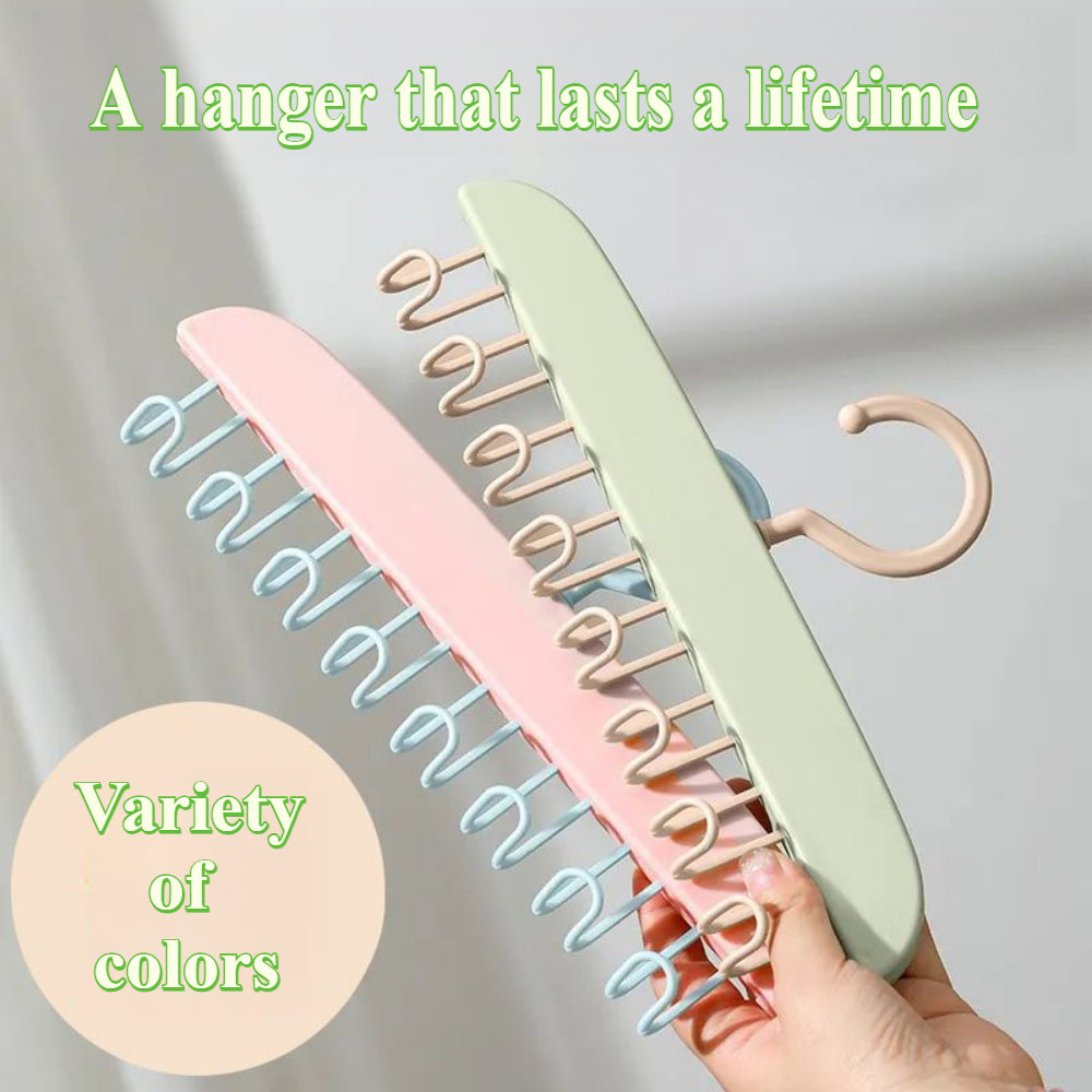Multi-Hook Wall Hanger – Space-Saving Closet Organizer & Drying Rack for Home/Dorm