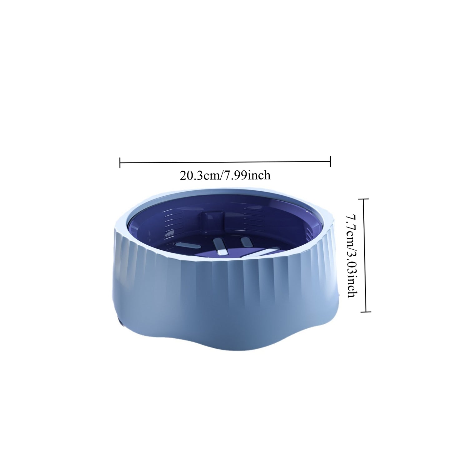 Slow Feeder Dog Bowl - Anti-Choke Maze Design for Small, Medium & Large Dogs - Improves Digestion & Prevents Bloat