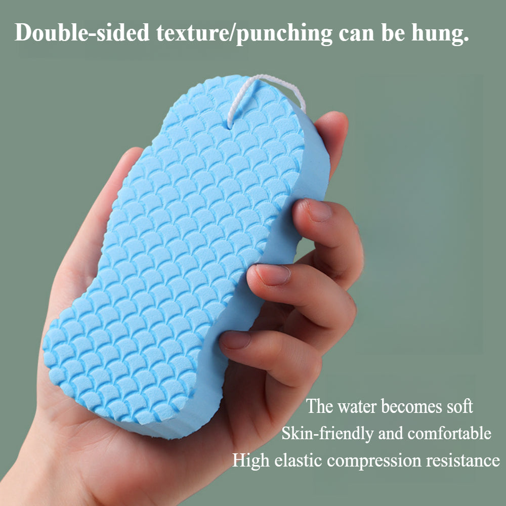 4 PCS Exfoliating Bath Sponges Set - Body Scrub Sponges for Dead Skin Removal - Gentle for Adults, Baby & Pregnant Women