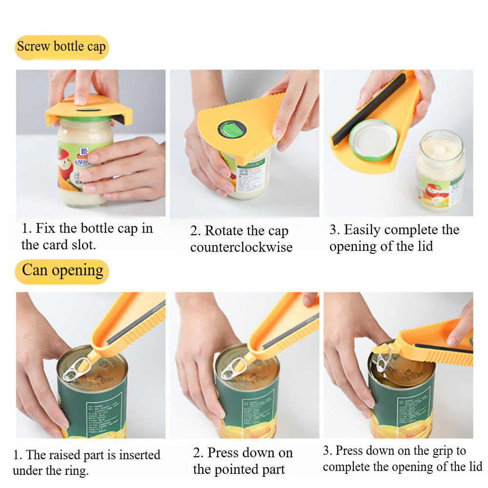 Versatile Gripper Opener – Handles Jars, Cans, Lids, Bottles with Ease,(2PCS)
