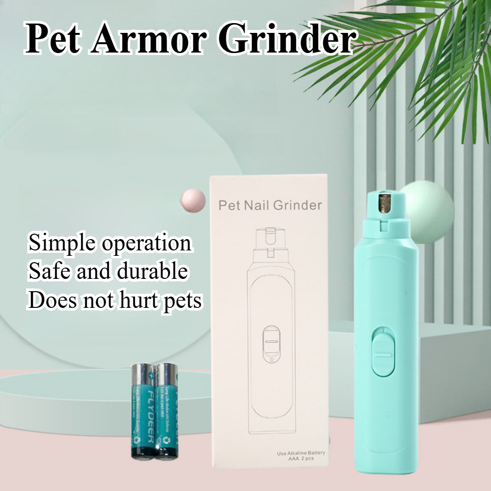 Rechargeable Pet Nail Grinder – Cordless Electric Trimmer for Dogs & Cats | Gentle Paw Care Kit