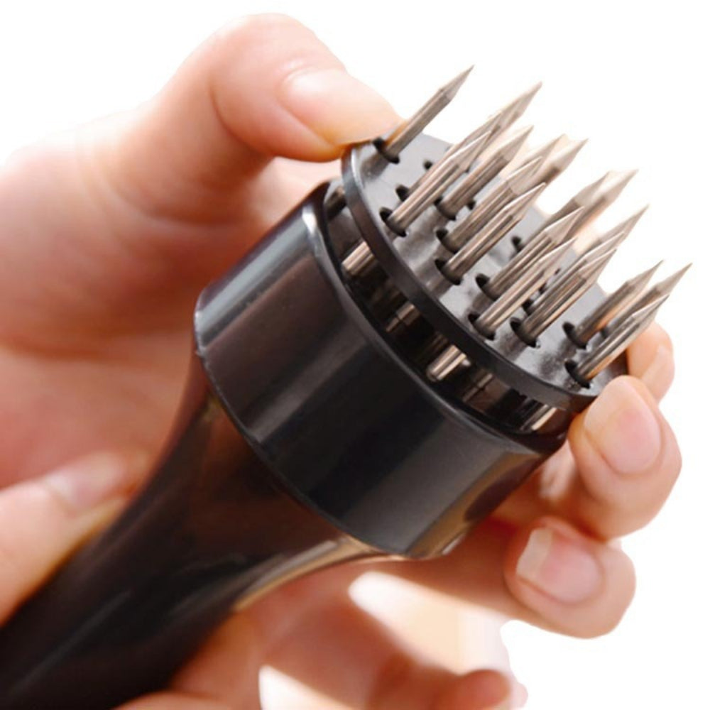 Professional Meat Tenderizer Tool - Ultra Sharp Stainless Steel Needle Blades for Steak,Marinade & Cooking etc.