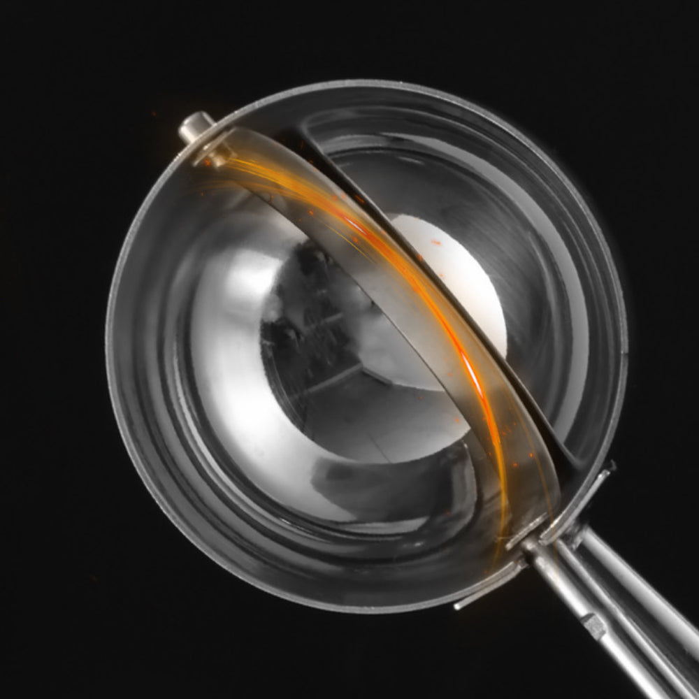 Stainless Steel Large Cookie & Ice Cream Scoop – Ergonomic Trigger Design for Baking and Scooping