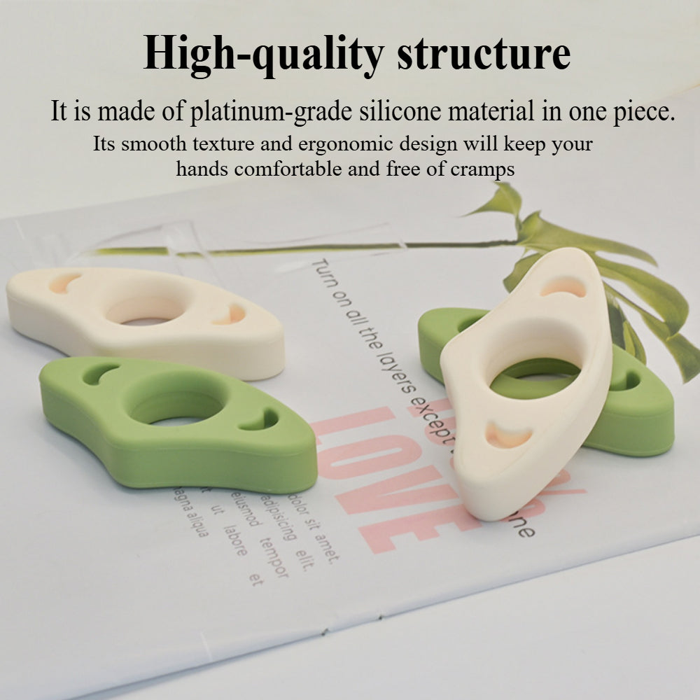 2-Pack Silicone Page Holder for Books – Ergonomic Thumb Grip Keepers, Perfect Reading Accessories