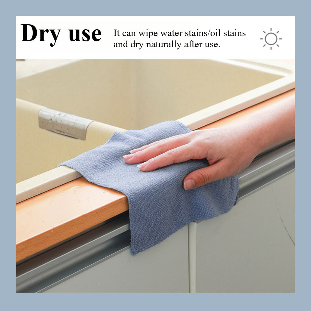 20-Pack Microfiber Towels on a Roll - Reusable, Super Absorbent & Easy-Tear Dish Cloths (9.8"x9.8")