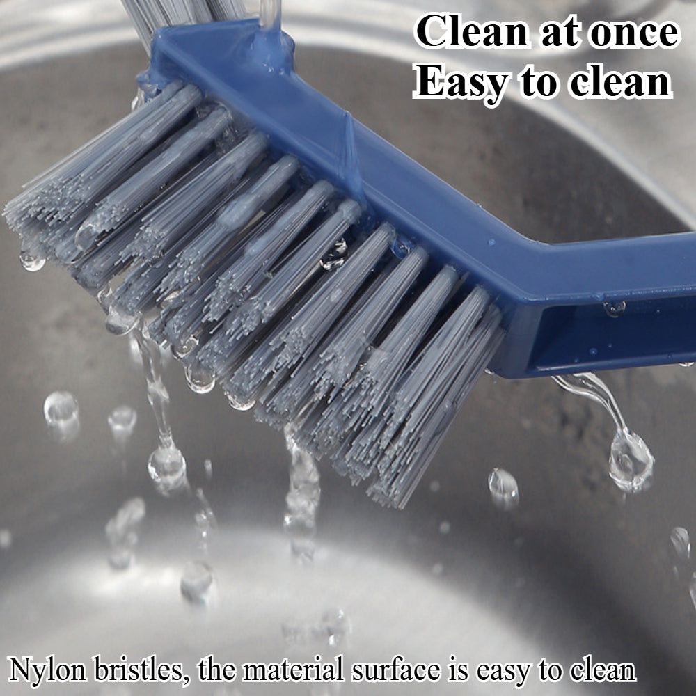 2-Pack Hard Bristle Crevice Cleaning Brushes – Multi-Purpose Gap & Detail Cleaner for Kitchen, Bathroom, etc.