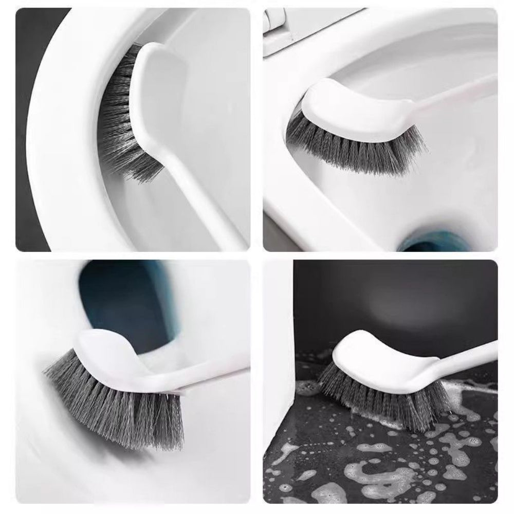 Premium Toilet Brush Set - Durable, Hygienic, and Space-Saving Bathroom Essential