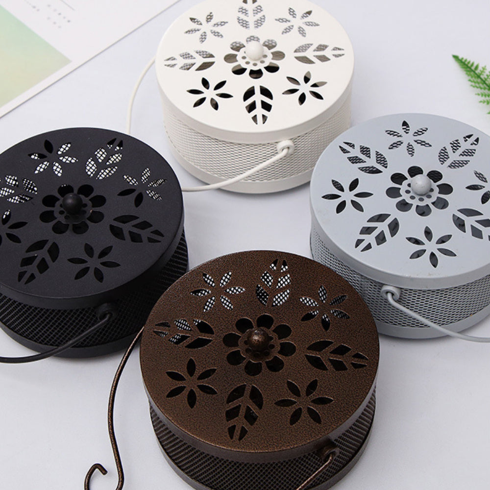 Portable Mosquito Coil Burner (2PCS) – Indoor & Outdoor Incense Holder for Camping, Patio, and Travel