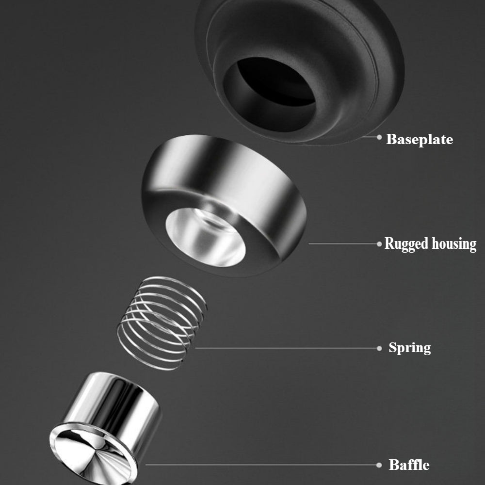Strong Magnetic Door Stops – Rust-Resistant Stainless Steel Door Holder for Home, Floor Protector