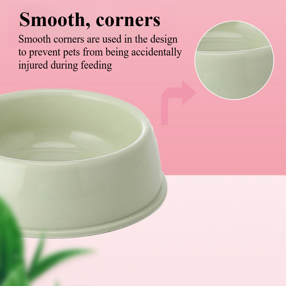 Pet Feeding Set – Colorful Plastic Bowls for Dogs, Cats & Small Pets