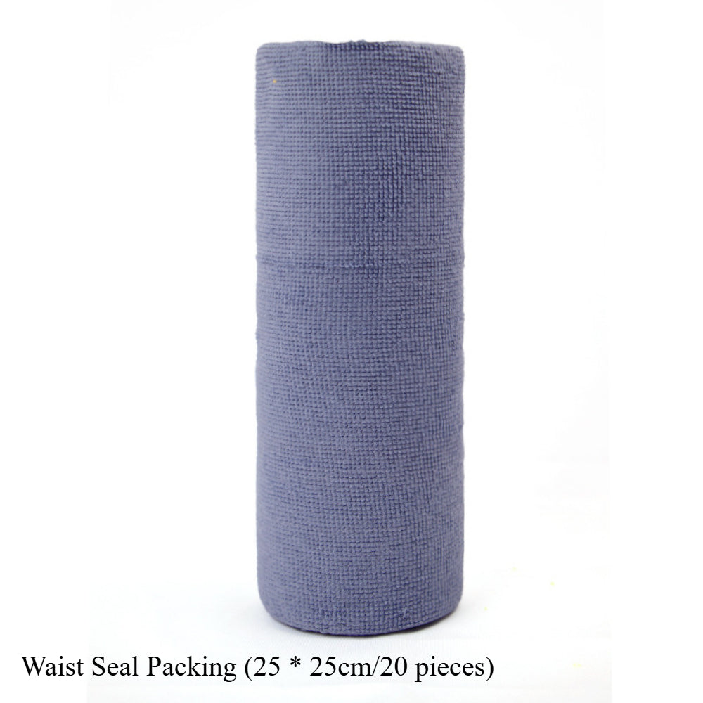 20-Pack Microfiber Towels on a Roll - Reusable, Super Absorbent & Easy-Tear Dish Cloths (9.8"x9.8")