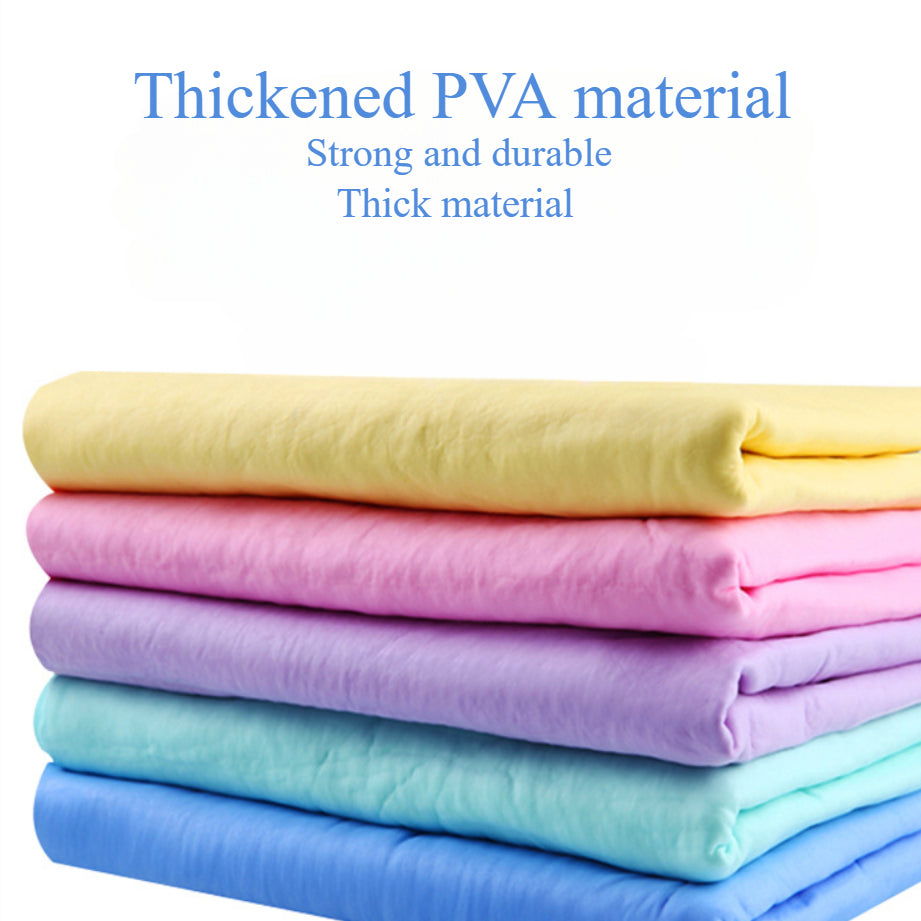 Quick Dry Super Absorbent Shammy Towels for Dogs & Cats - Eco-Friendly Grooming Towel Pack