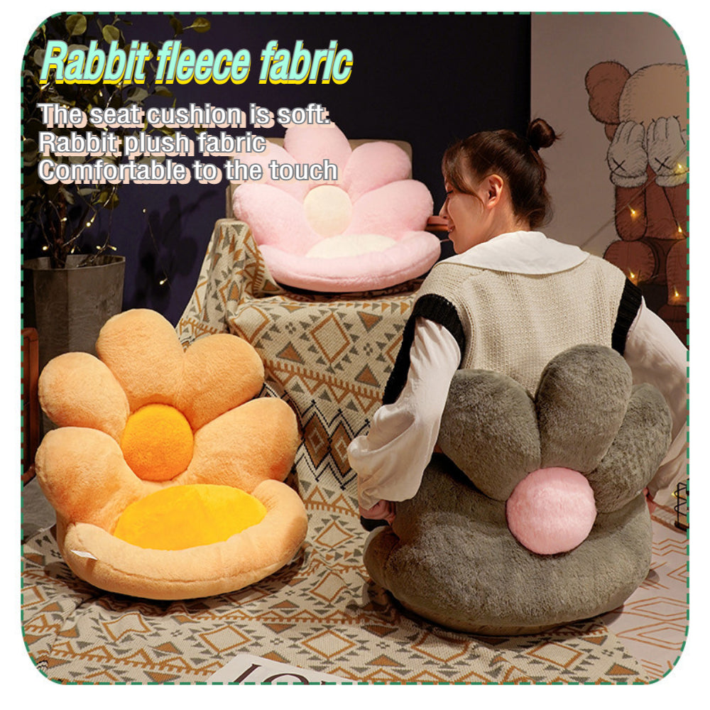 Flower-Shaped Chair Cushion – Cute, Comfy, and Non-Slip Seat Pillow for Gaming, Office, Bedroom, and Dorm Decor