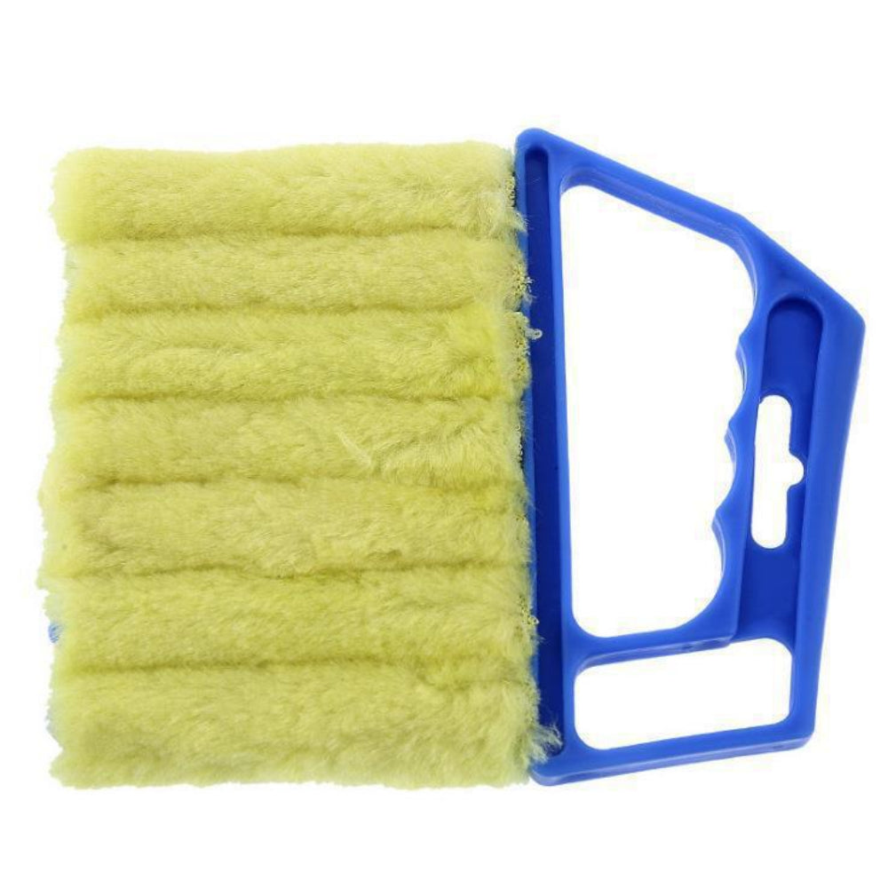 7-Finger Blind Cleaner Duster Tool - Handheld Mini Brush for Window Blinds, Air Conditioner Vents, Fans, and Car Vents (3pcs)