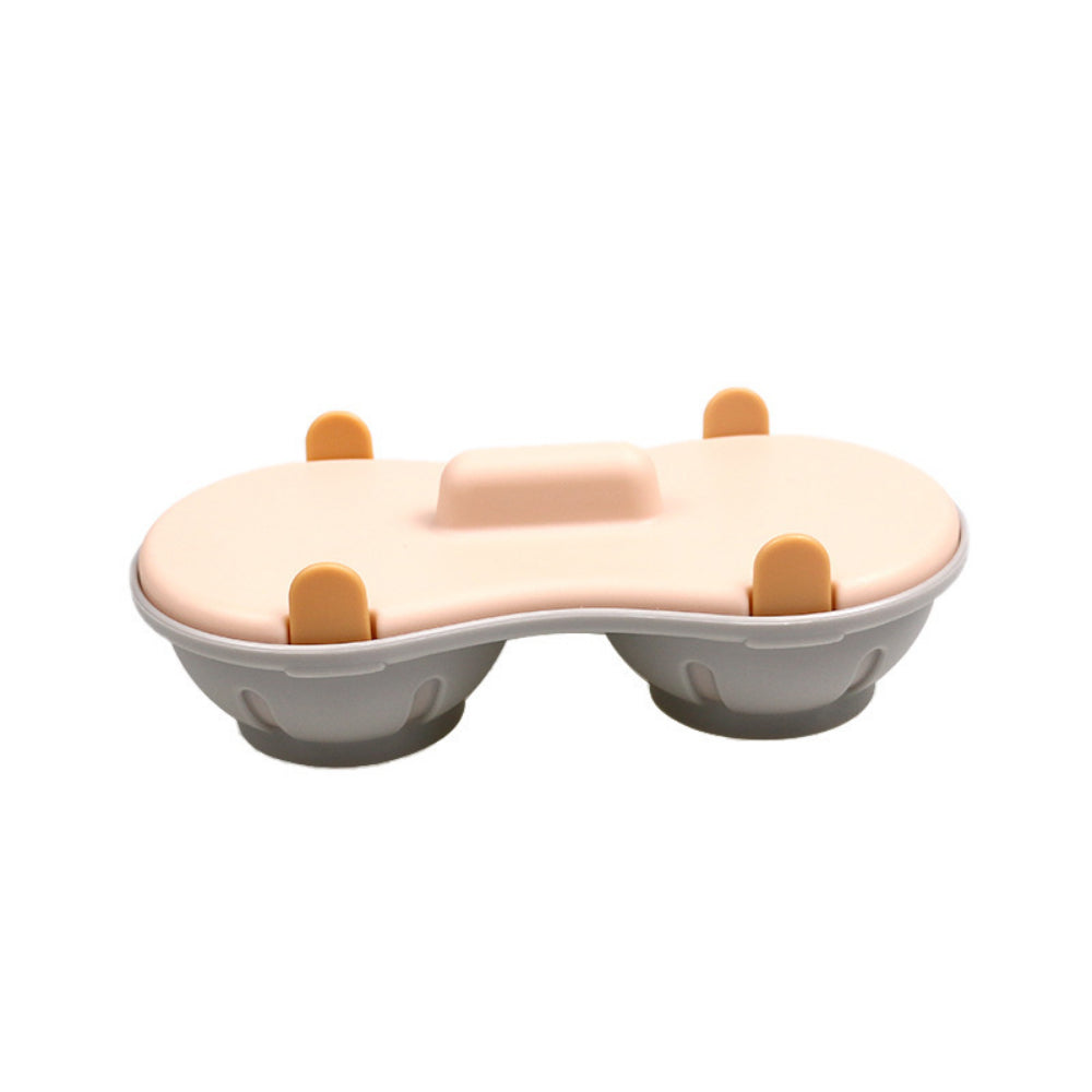 Microwavable Egg Poacher & Steamer – Dishwasher-Safe with Measure Cup | Easy Poached Egg Maker