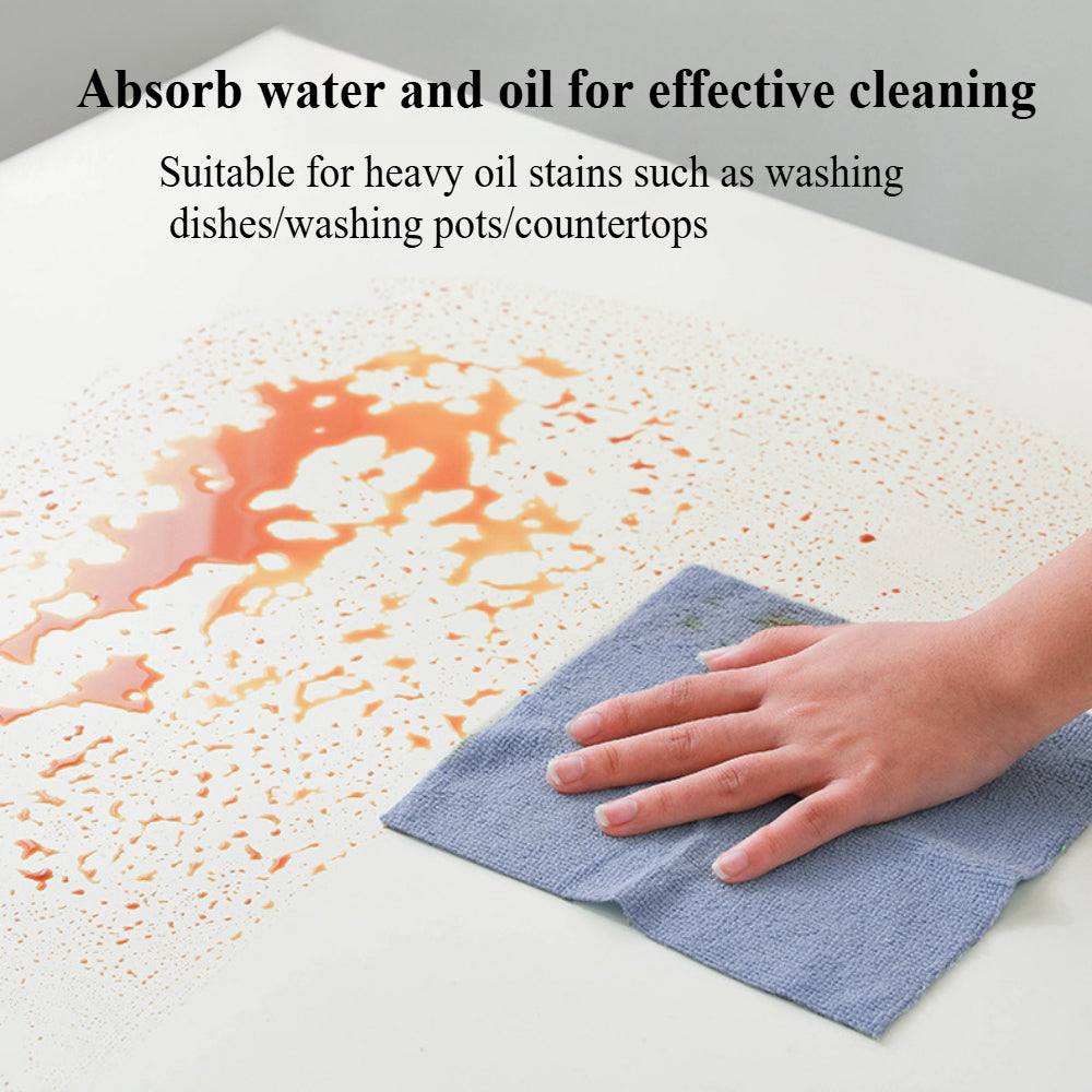 20-Pack Microfiber Towels on a Roll - Reusable, Super Absorbent & Easy-Tear Dish Cloths (9.8"x9.8")