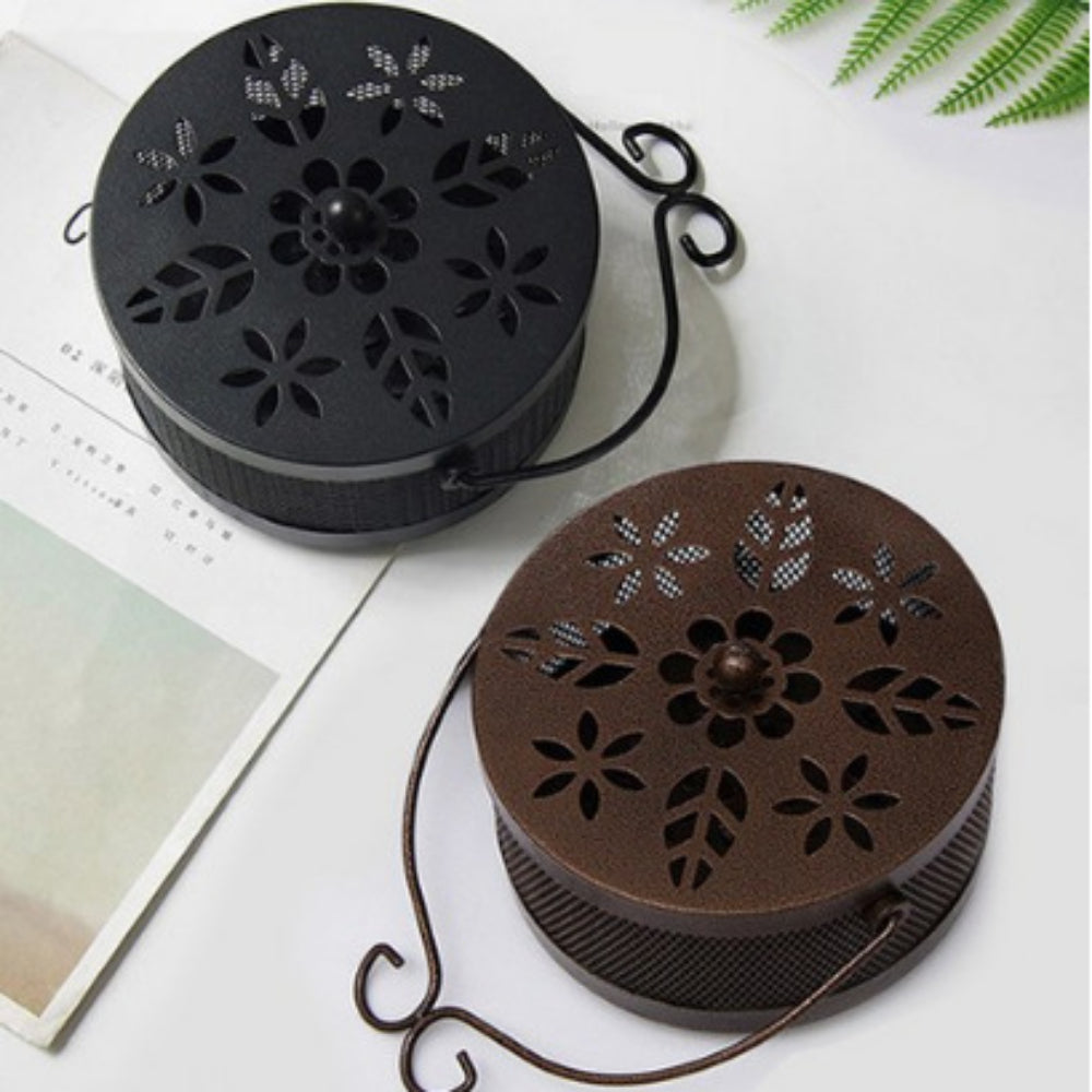 Portable Mosquito Coil Burner (2PCS) – Indoor & Outdoor Incense Holder for Camping, Patio, and Travel