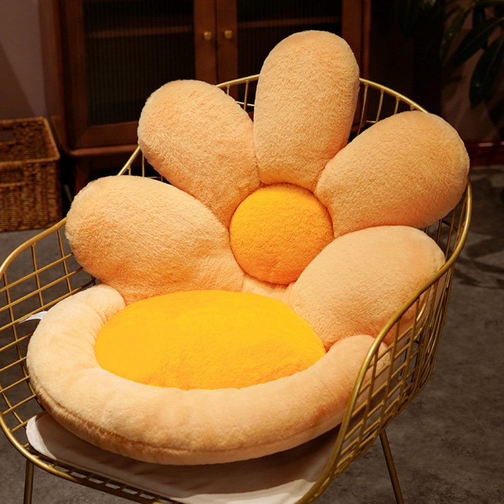 Flower-Shaped Chair Cushion – Cute, Comfy, and Non-Slip Seat Pillow for Gaming, Office, Bedroom, and Dorm Decor