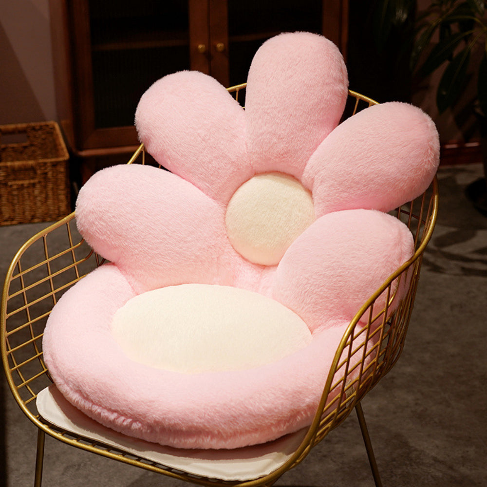 Flower-Shaped Chair Cushion – Cute, Comfy, and Non-Slip Seat Pillow for Gaming, Office, Bedroom, and Dorm Decor