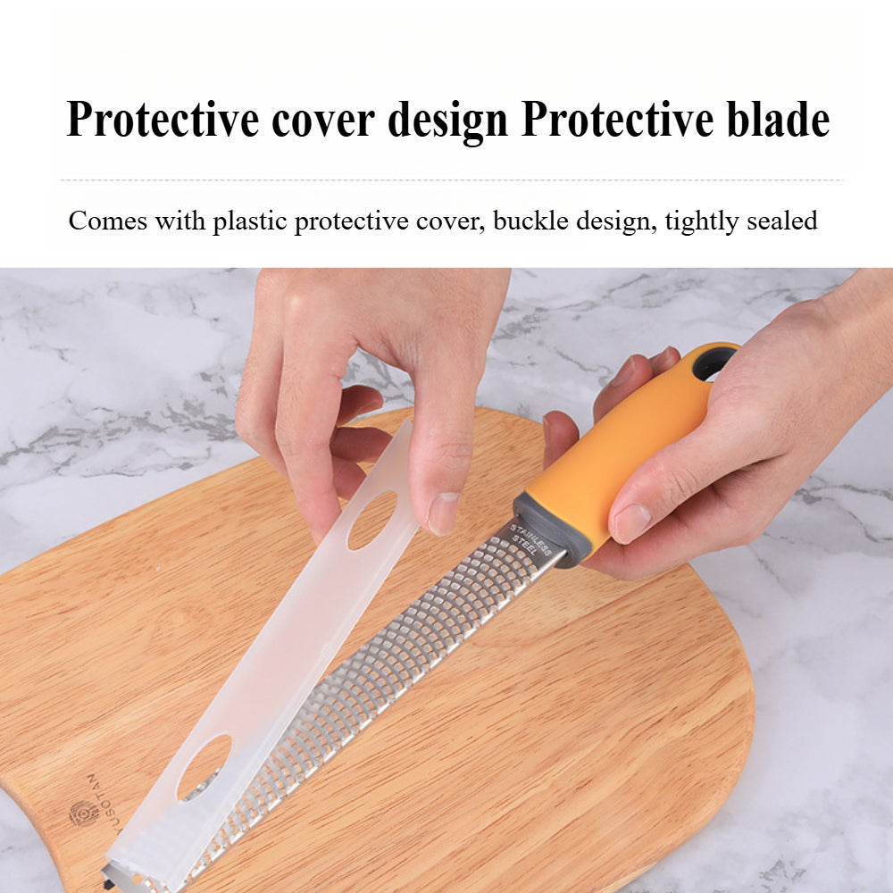 Stainless Steel Kitchen Zester – Grate Ginger, Nutmeg, Lemon & Cheese