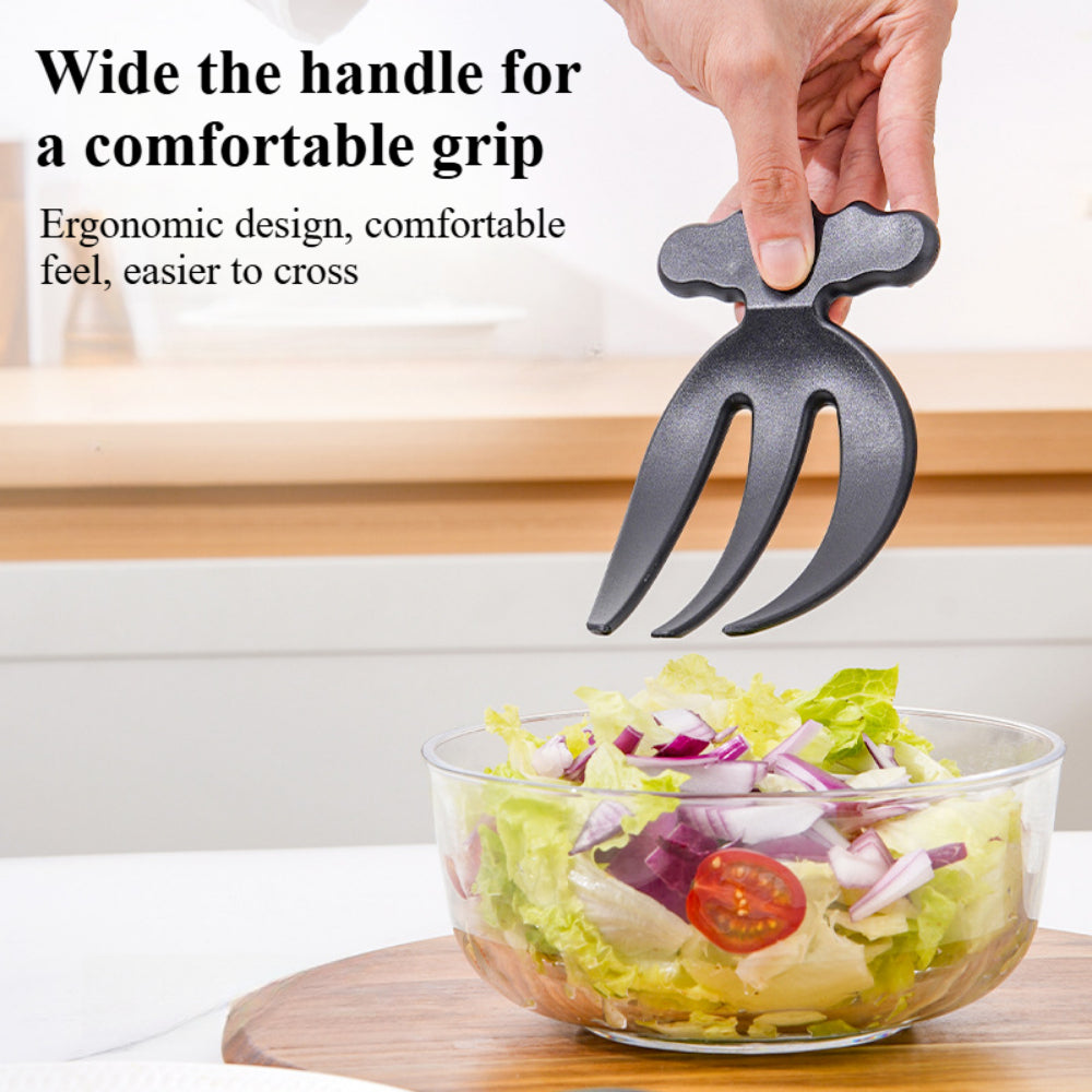 Salad Tossing Claws 2-Piece Set – Plastic Serving Utensils for Buffets, Pasta, Fruit – Food Mixing Tools with Comfort Grip