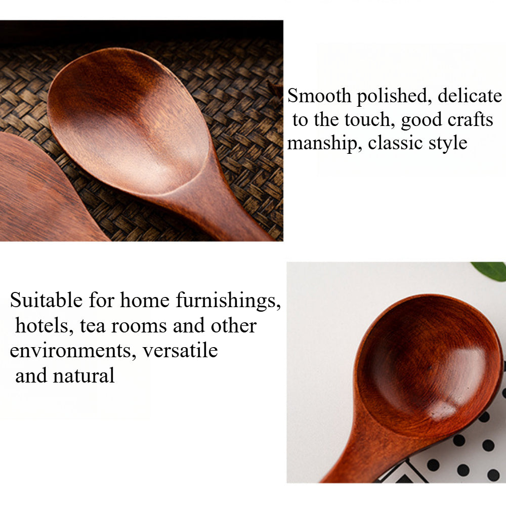 Traditional Lacquered Wooden Spatula - Extra Long Handle for Non-Stick Pans | Heat-Resistant & Scratch-Proof Cooking Tool