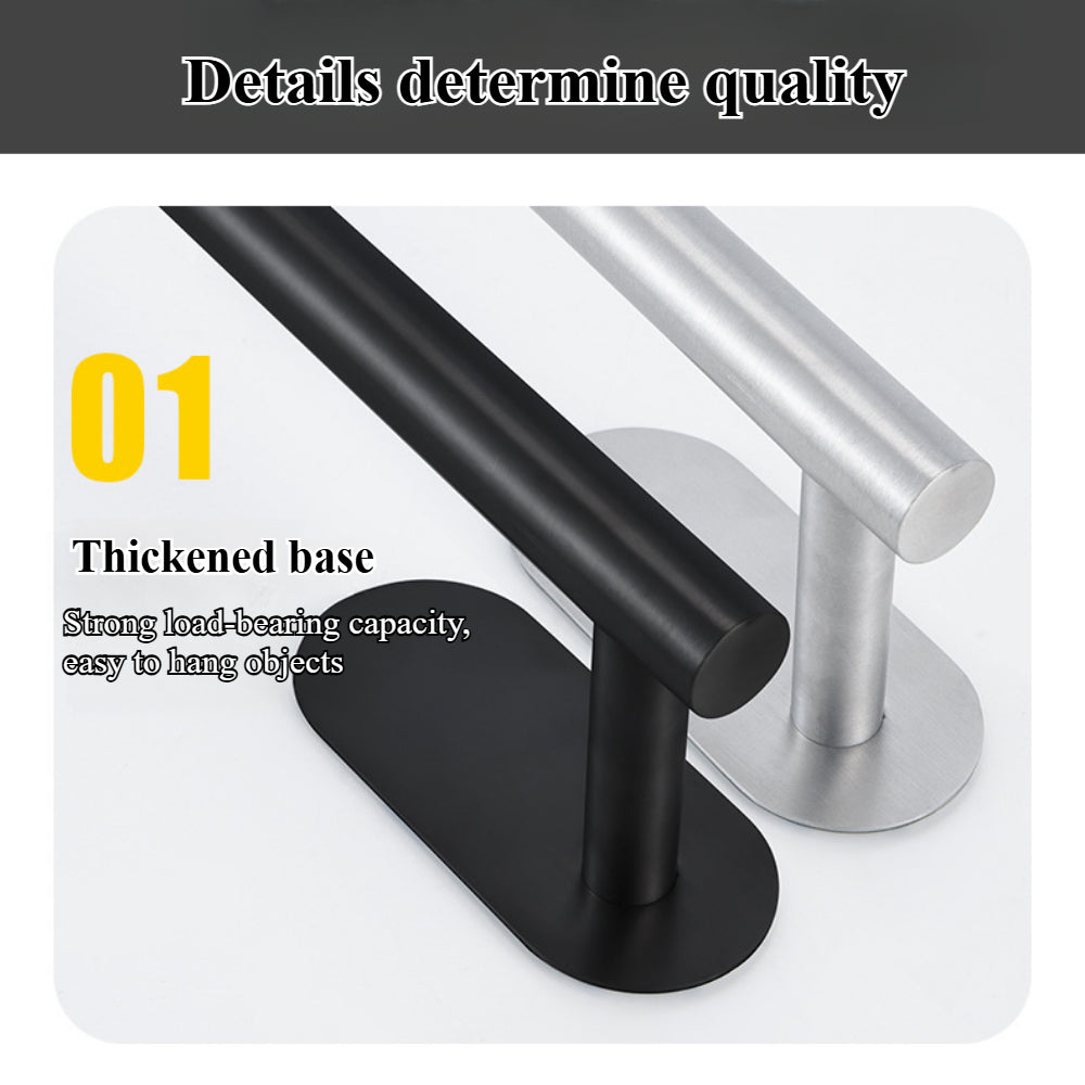 No-Drill Self-Adhesive Toilet Paper Holder – Rustproof Stainless Steel for Bathroom, Kitchen, or RV