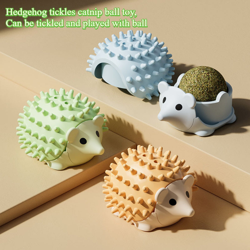 Interactive Catnip Wall Balls - Dual-Purpose Groomer & Toy (2-Pack) for Indoor Cats