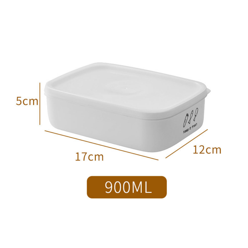 Space-Saving Fridge Containers - Interlocking Food Storage Bins with Lids (Multiple Sizes)