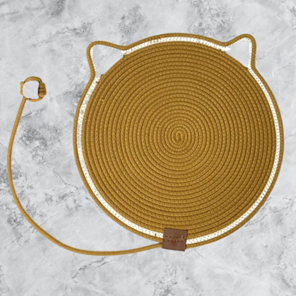 Extra-Large Cat Scratching Mat – Durable Cotton Rope Protects Sofas, Couches & Walls