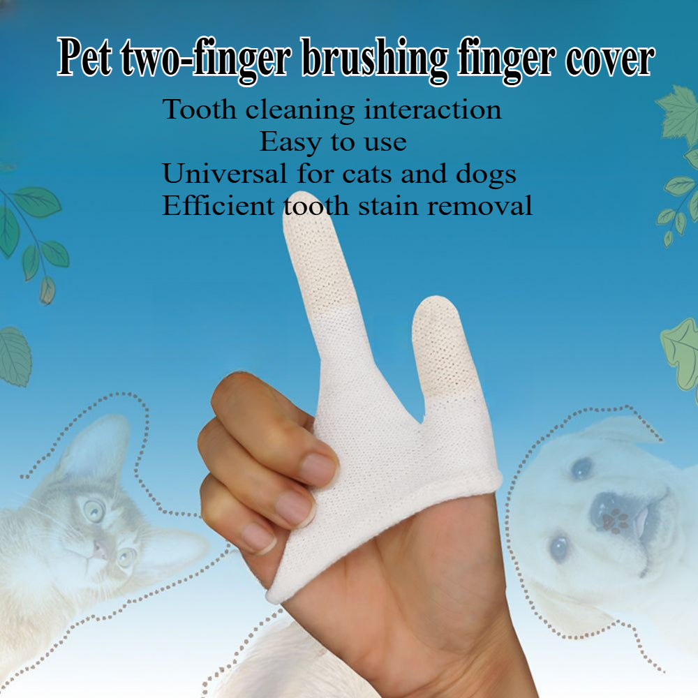 Dog Cat Finger Toothbrush – Soft Bristles for Pet Dental Care, Safe Oral Cleaning Brush (12-pack)
