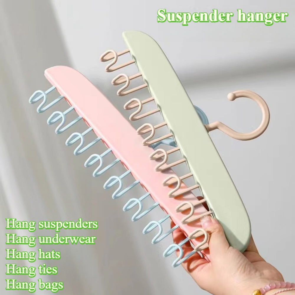 Multi-Hook Wall Hanger – Space-Saving Closet Organizer & Drying Rack for Home/Dorm