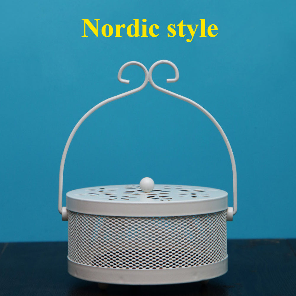 Portable Mosquito Coil Burner (2PCS) – Indoor & Outdoor Incense Holder for Camping, Patio, and Travel
