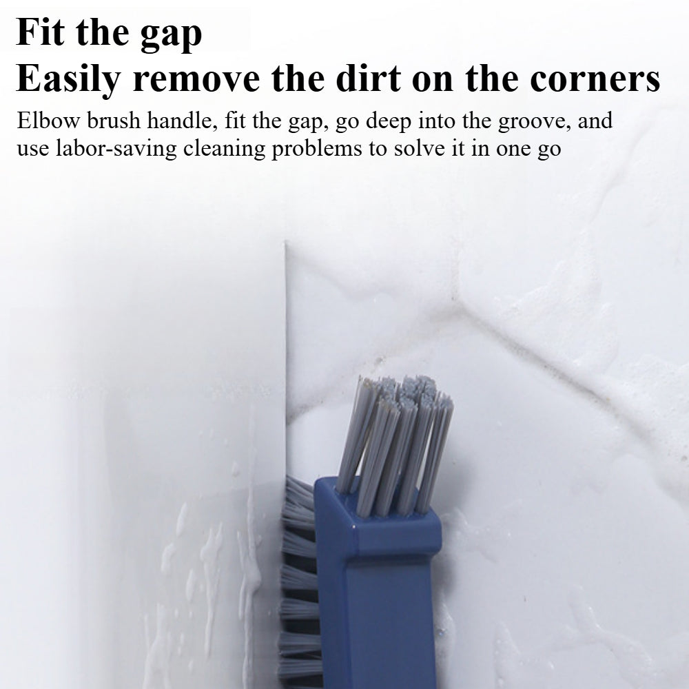 2-Pack Hard Bristle Crevice Cleaning Brushes – Multi-Purpose Gap & Detail Cleaner for Kitchen, Bathroom, etc.