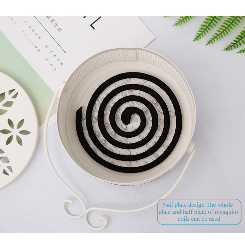 Portable Mosquito Coil Burner (2PCS) – Indoor & Outdoor Incense Holder for Camping, Patio, and Travel