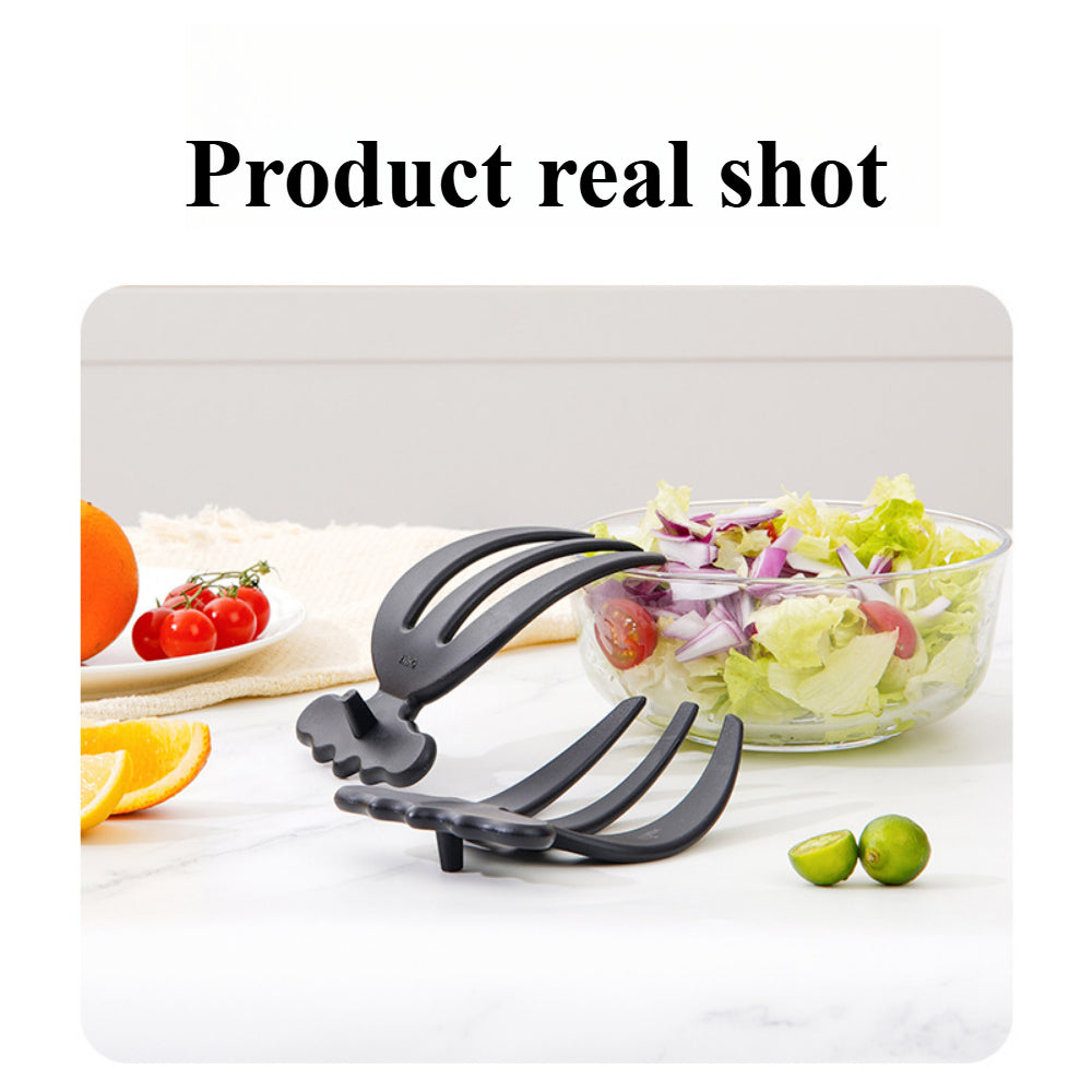 Salad Tossing Claws 2-Piece Set – Plastic Serving Utensils for Buffets, Pasta, Fruit – Food Mixing Tools with Comfort Grip
