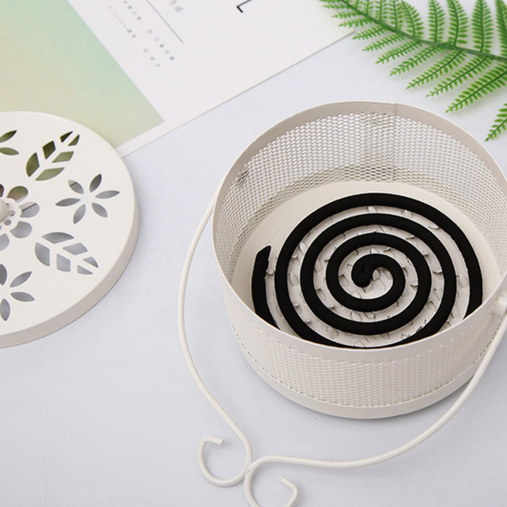 Portable Mosquito Coil Burner (2PCS) – Indoor & Outdoor Incense Holder for Camping, Patio, and Travel