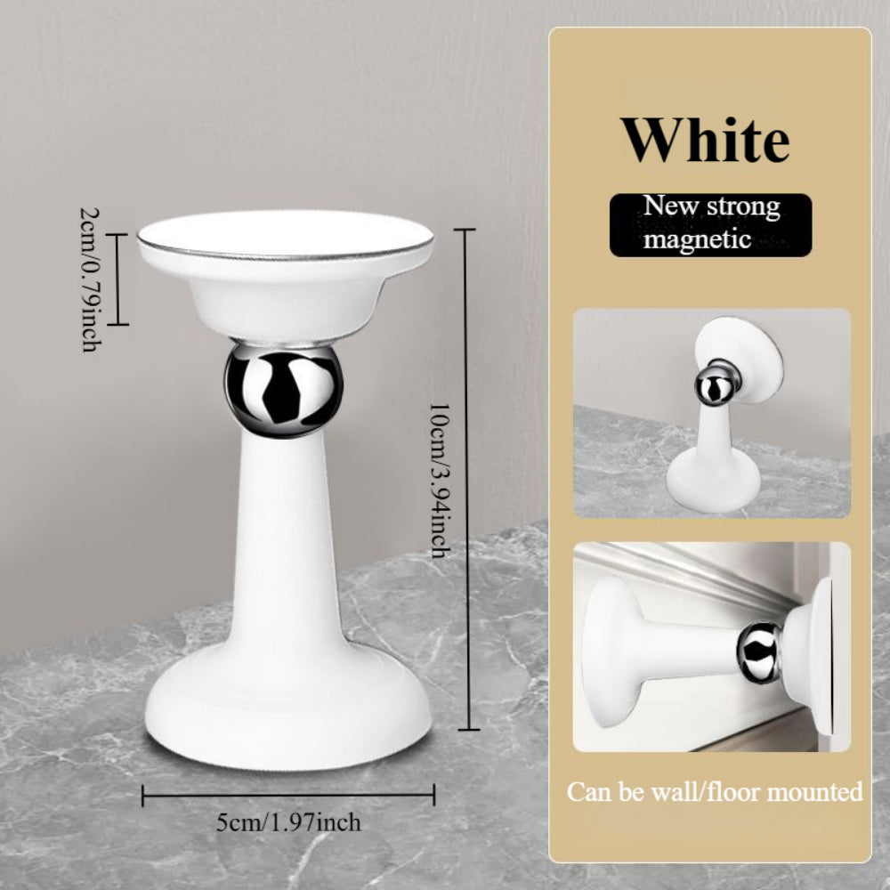 Strong Magnetic Door Stops – Rust-Resistant Stainless Steel Door Holder for Home, Floor Protector