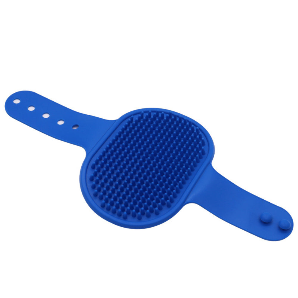 Dog Bath Brush & Massager – Adjustable Grooming Brush for Dogs & Cats with Soothing Silicone Bristles, Perfect for Short & Long Hair