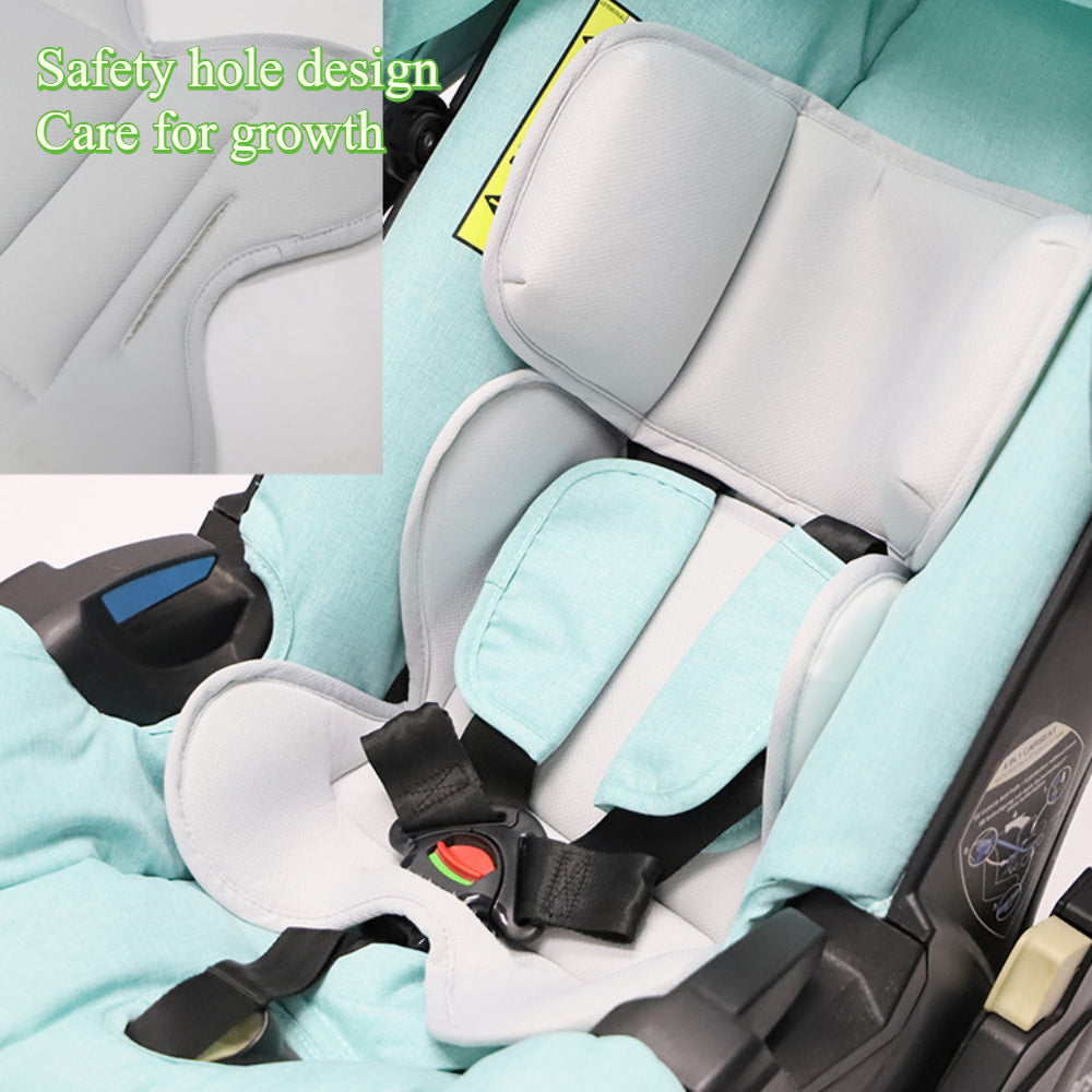 Universal Baby Head & Body Support Pillow – Shock-Resistant, Non-Slip, Compatible with Car Seats & Strollers