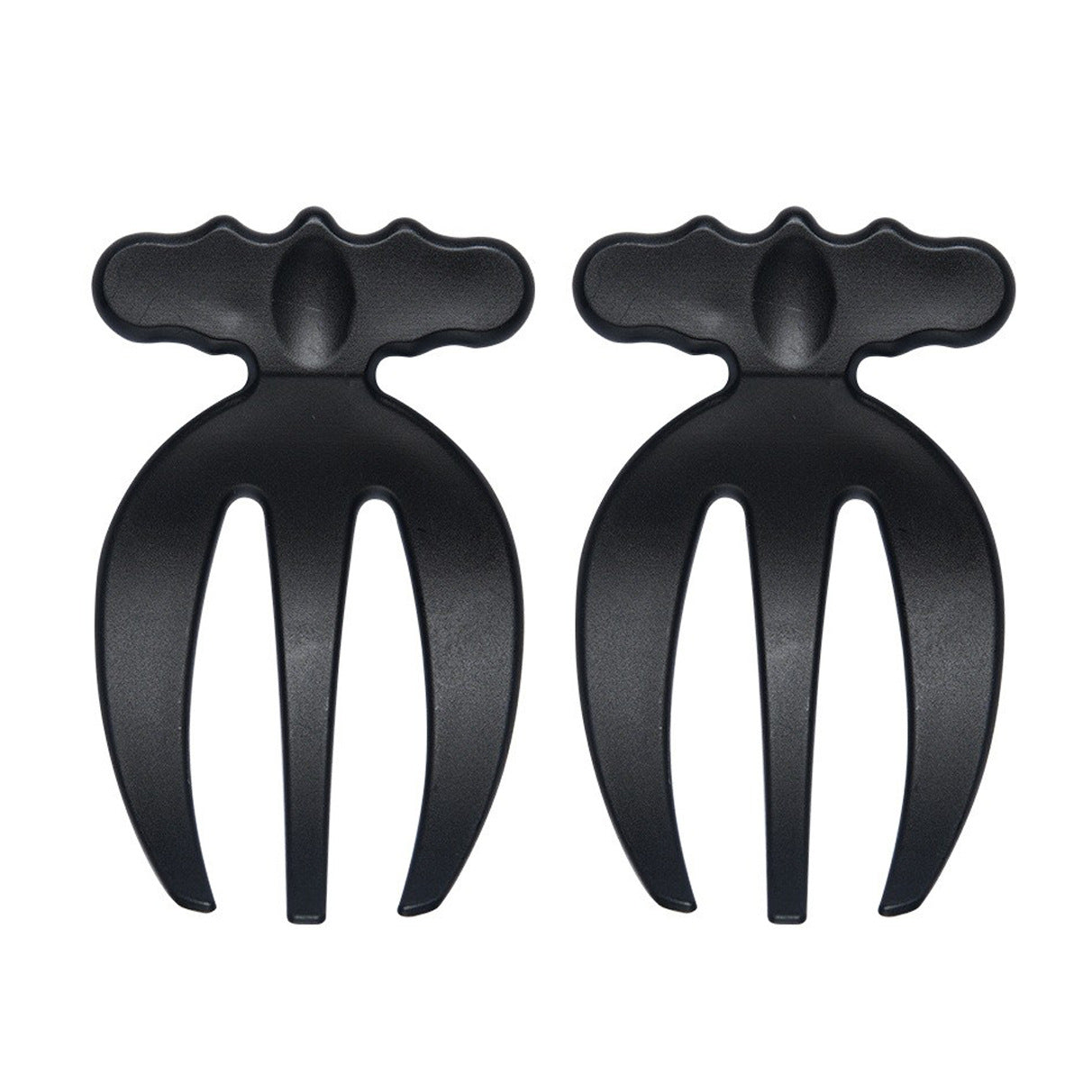Salad Tossing Claws 2-Piece Set – Plastic Serving Utensils for Buffets, Pasta, Fruit – Food Mixing Tools with Comfort Grip