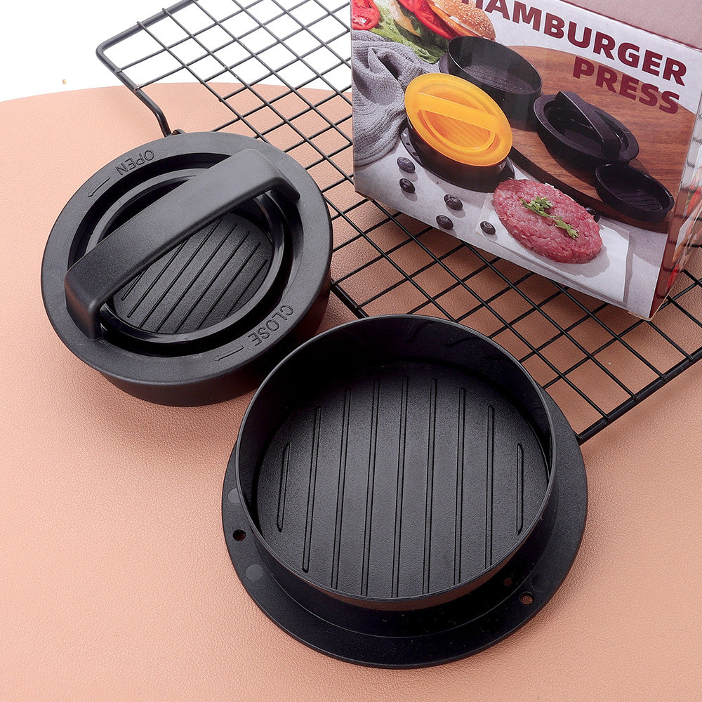 Hamburger Press Patty Maker - Non Stick Stuffed Burger Mold for BBQ Grill, Perfect Beef Patties & Sliders Kitchen Tool