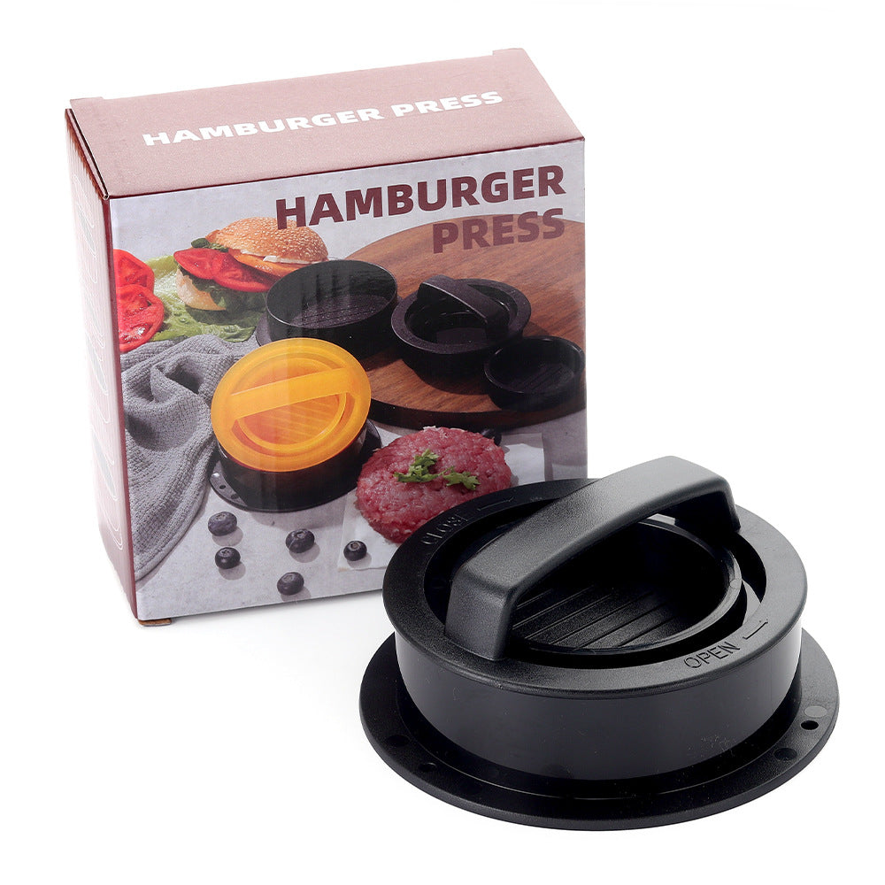 Hamburger Press Patty Maker - Non Stick Stuffed Burger Mold for BBQ Grill, Perfect Beef Patties & Sliders Kitchen Tool