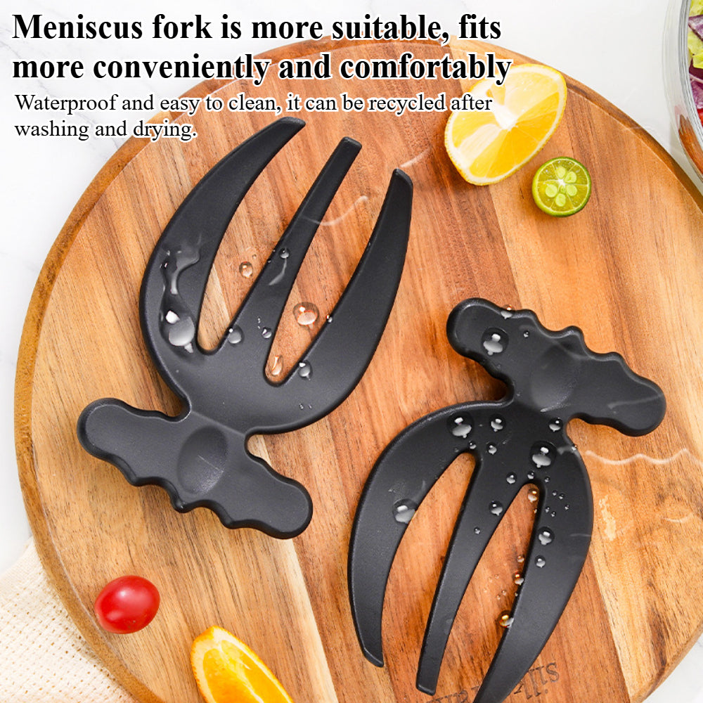 Salad Tossing Claws 2-Piece Set – Plastic Serving Utensils for Buffets, Pasta, Fruit – Food Mixing Tools with Comfort Grip
