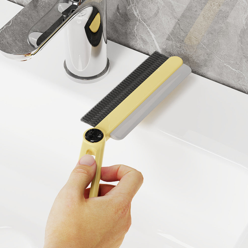 2-in-1 Crevice Cleaning Brush & Scraper – Multi-Purpose Gap Cleaning Tool for Kitchen, Bathroom, Windows & Household Use